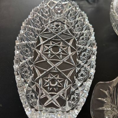 11 pieces Anchor Hocking Star of David (DR)
