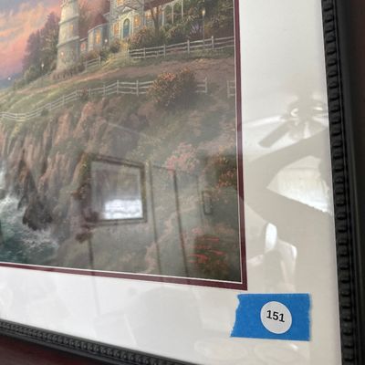 Thomas Kinkade "Split Rock Light" Signed Numbered Framed Limited Edition Lithograph