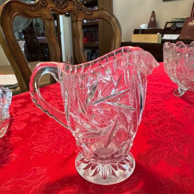 Set of 5 Vintage Anchor Hocking Star of David Tableware Items (DR)