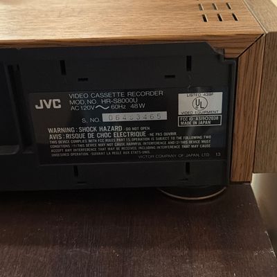 Vintage JVC HR-S8000U Super VHS S-VHS Digital Hi-Fi VCR w/ Original Remote – Powers On (Tvr)