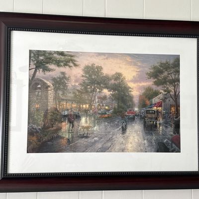 Thomas Kinkade "San Francisco, Lombard Street" Signed Numbered Framed Limited Edition Lithograph