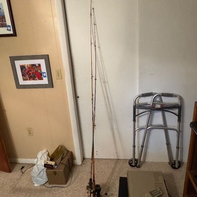 Pair of Vintage Fishing Rods/Reels