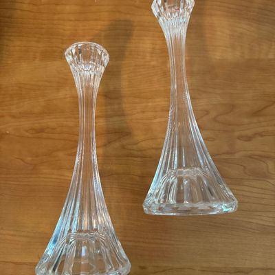 Collection of Clear Crystal Tableware Piece- (DR)