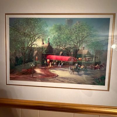 Alexander Chen Signed Limited Edition Seriolithograph 303/2250 – Carriage Scene (TV R)