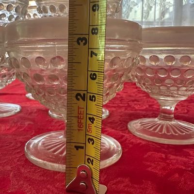 Anchor Hocking Moonstone White Opalescent Sherbet Glasses – Set of 10