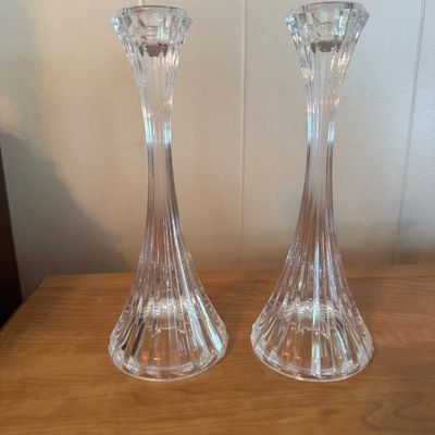 Collection of Clear Crystal Tableware Piece- (DR)