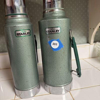 Two Vintage Stanley Thermoses-DR