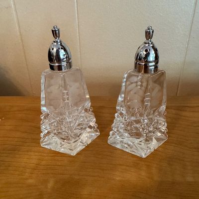 Collection of Clear Crystal Tableware Piece- (DR)