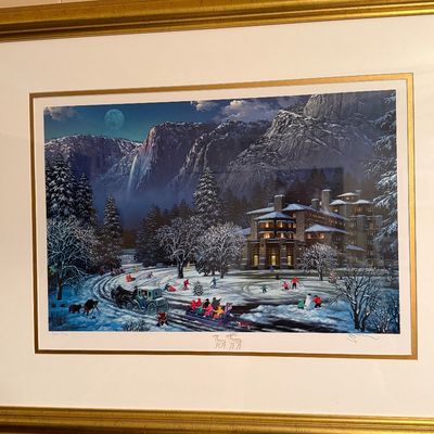 Alexander Chen “Yosemite Winter” Signed Deluxe Edition 34/95 – Framed
