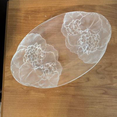 Vintage Clear Glass & Crystal Serving Pieces (7-Piece Lot)