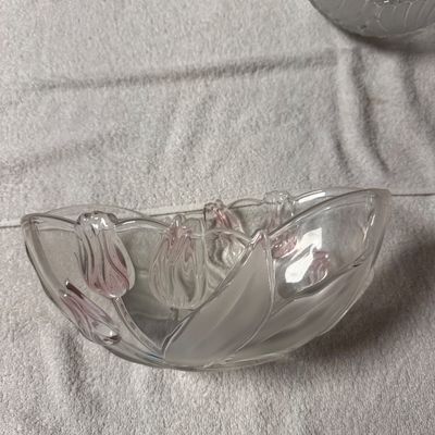 Vintage Mikasa Glass Oval Serving Bowl (DR)