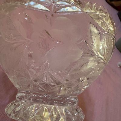 Lead Crystal Clear Candy Dish (DR)