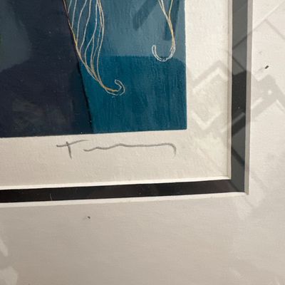 Itzchak Tarkay "Sarafina" Pencil Signed & Numbered Limited Edition Framed Serigraph 102/300