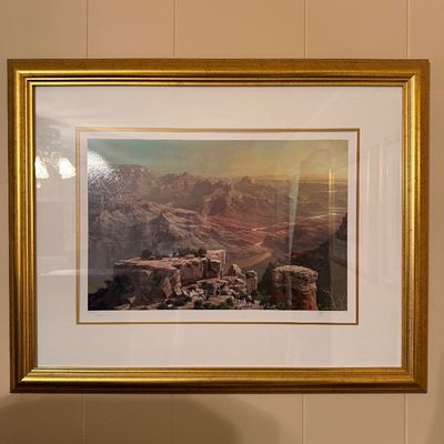 Alexander Chen “Grand Canyon Vista” Signed Limited Edition Serigraph 1448/2250 – Framed (TV R)