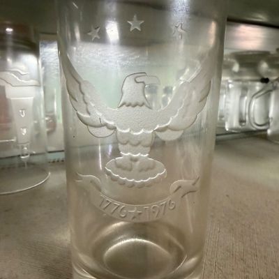 Etched Beverage Glasses-K