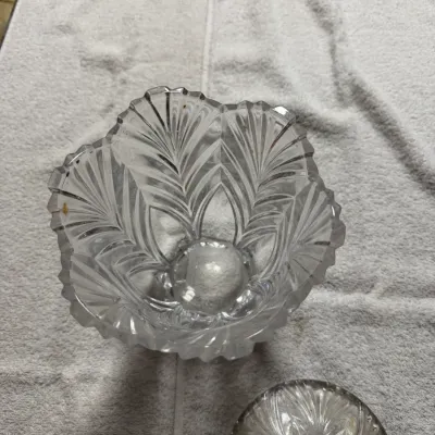 Vintage Noritake Crystal Treasury Biscuit Barrel Covered Jar 9" – 1986-1995