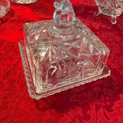 Set of 5 Vintage Anchor Hocking Star of David Dishes (DR)