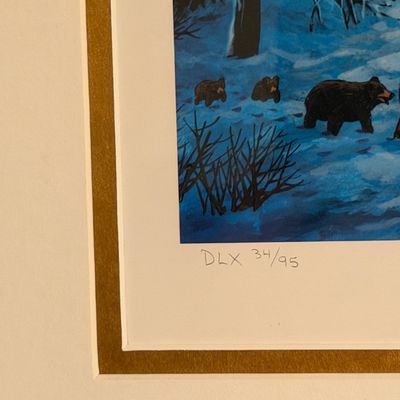 Alexander Chen “Yosemite Winter” Signed Deluxe Edition 34/95 – Framed