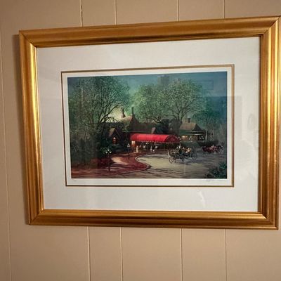 Alexander Chen Signed Limited Edition Seriolithograph 303/2250 – Carriage Scene (TV R)