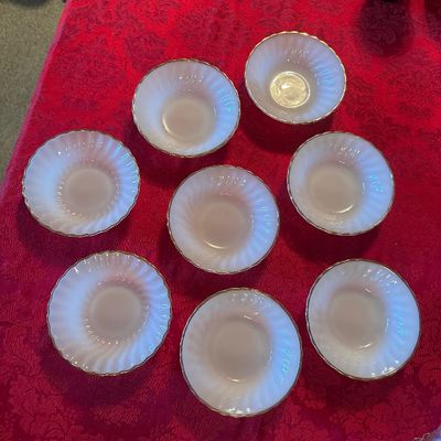 Set of 8 Fire-King Bowls (DR)