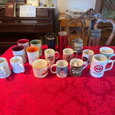 Large Collection of Coffee Mugs (DR)