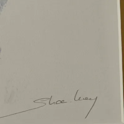 Ting Shao Kuang Signed Artist Proof EA 13/125 Female Portrait – Framed (MBR)