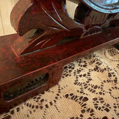 Vintage Chinese Cork Carving Diorama-F