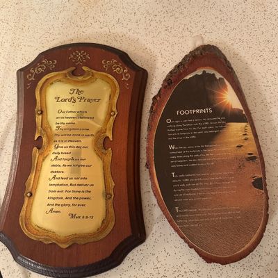 Vintage Religious Wall Plaques