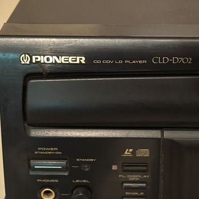 Pioneer CLD-D702 LaserDisc CD/CDV Player – Powers On, Tray Won’t Open – Parts/Repair