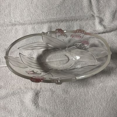 Vintage Mikasa Glass Oval Serving Bowl (DR)
