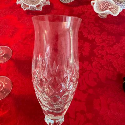 Set of 7 Mikasa Montclair with Diamond Cut Champagne Flutes (DR)