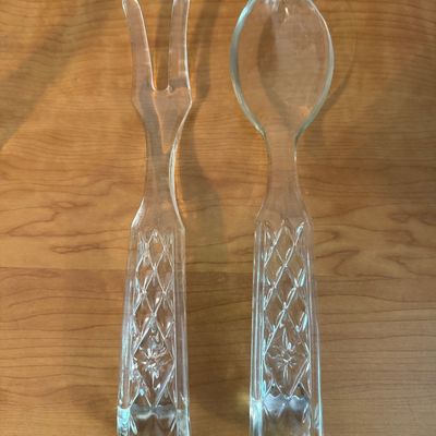 Collection of Clear Crystal Tableware Piece- (DR)