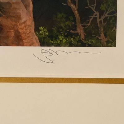 Alexander Chen “Grand Canyon Vista” Signed Limited Edition Serigraph 1448/2250 – Framed (TV R)