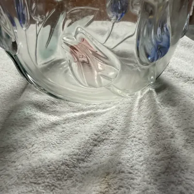 Vintage Mikasa Tivoli Walther-Glas Crystal Tulip Serving Bowl Germany