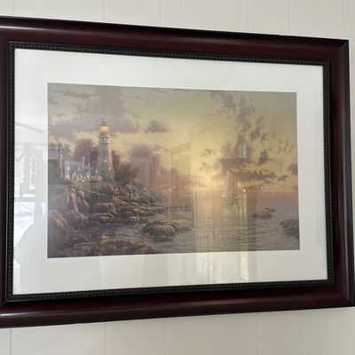 Thomas Kinkade "Beacon of Hope" Signed Framed Collector's Lithograph Print