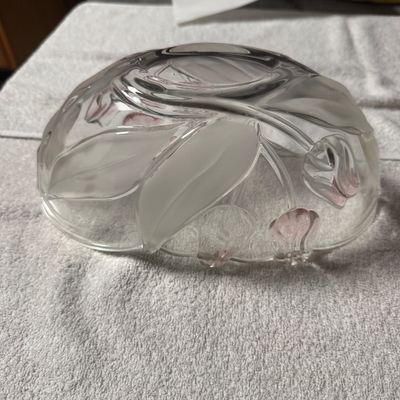 Vintage Mikasa Glass Oval Serving Bowl (DR)