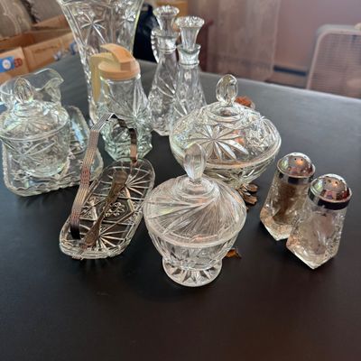 18 pieces of Anchor Hocking Star of David(DR)