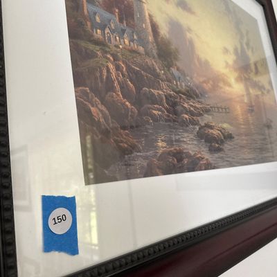 Thomas Kinkade "Beacon of Hope" Signed Framed Collector's Lithograph Print