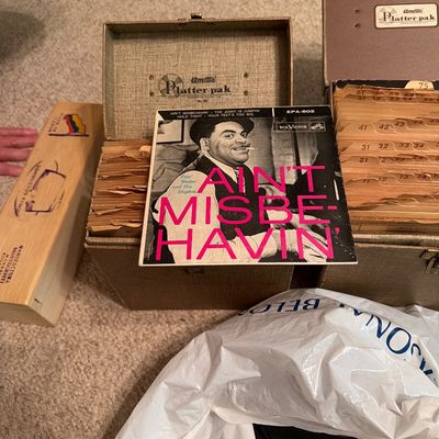 Two cases of 45 records