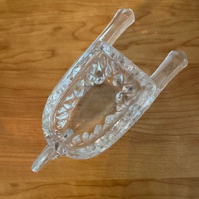 Vintage Clear Glass & Crystal Serving Pieces (7-Piece Lot)