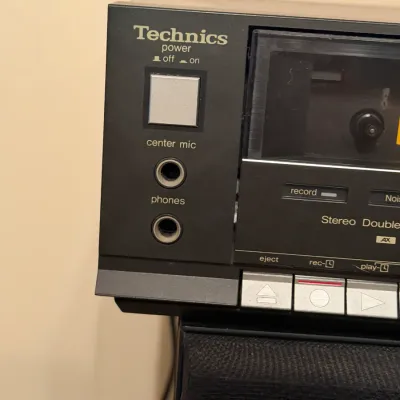 Vintage Technics RS-933W Dual Cassette Deck – Dolby B/C dbx – Made in Japan – Powers On