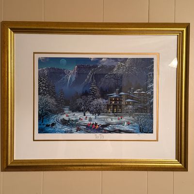 Alexander Chen “Yosemite Winter” Signed Deluxe Edition 34/95 – Framed