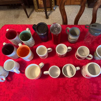 Large Collection of Coffee Mugs (DR)