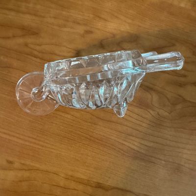 Vintage Clear Glass & Crystal Serving Pieces (7-Piece Lot)
