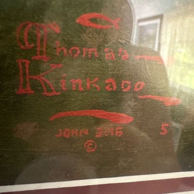 Thomas Kinkade "Split Rock Light" Signed Numbered Framed Limited Edition Lithograph