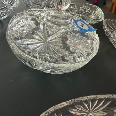 11 pieces Anchor Hocking Star of David (DR)