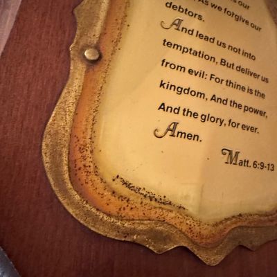 Vintage Religious Wall Plaques