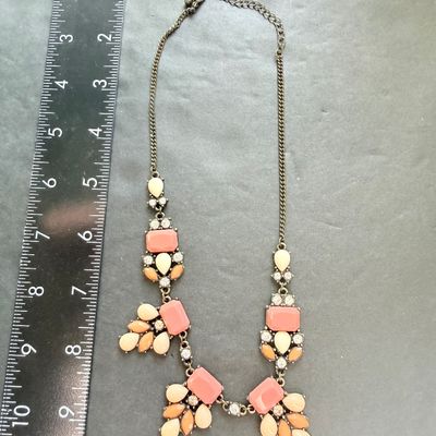 Beautiful pastel colored type fashion necklace