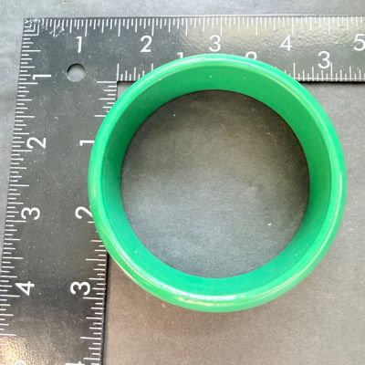 Green bangle bracelet