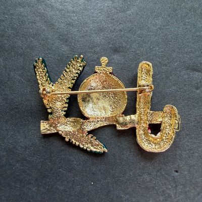 Vintage joy brooch